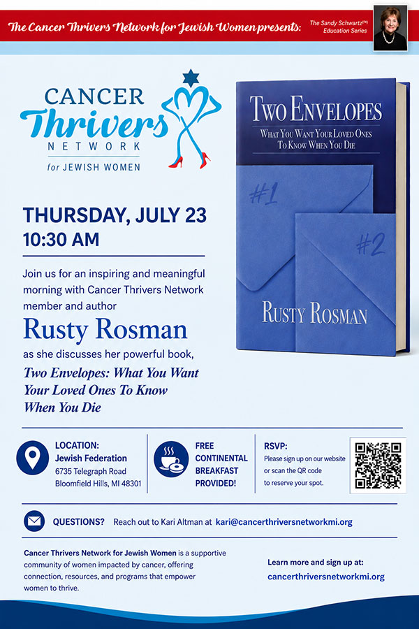 Rusty Rosman book event flier image